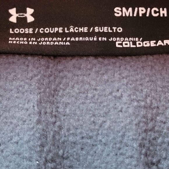 Women's Size Small Under Armour Loose Fit Quarter Zip Sweatshirt Pullover Cold - Picture 4 of 4
